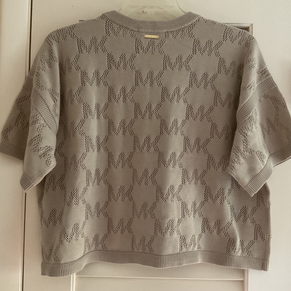 NWT MICHAEL KORS LOGO DESIGN KNEET DUNE WOMAN COTTON PULLOVER Size US XL - Picture 10 of 10